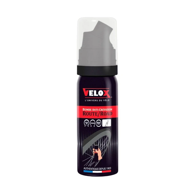 VELOX BOMBE ANTI-CREVAISON VELO VELOX 50ML ROUTE/TUBELESS/BOYAU VP