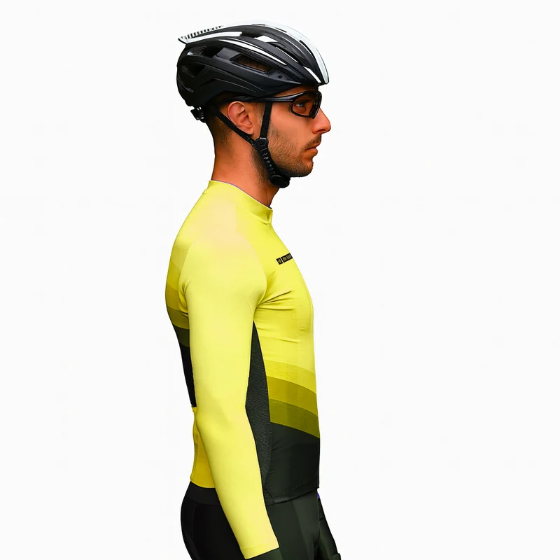 Maillot manches longues mi-saison jaune | Agility