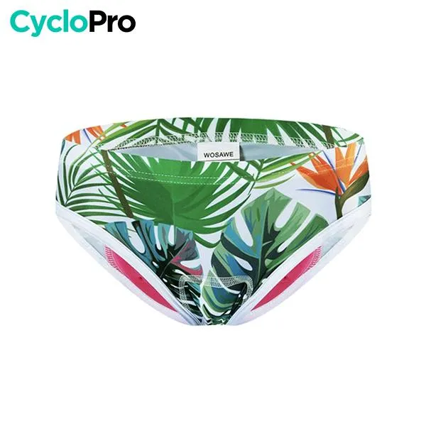 CULOTTE FLEURS HAWAÏENNES VTT/CYCLISME ABSOR+ - FEMME