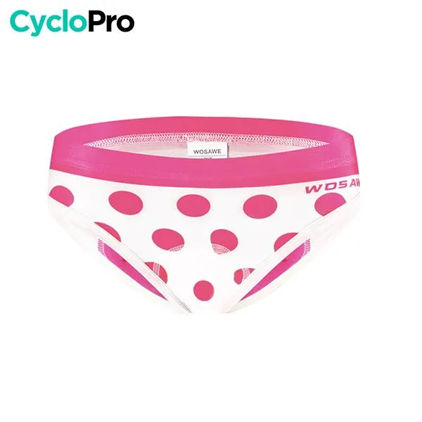 CULOTTE À POIDS ROSE VTT/CYCLISME ABSOR+ - FEMME
