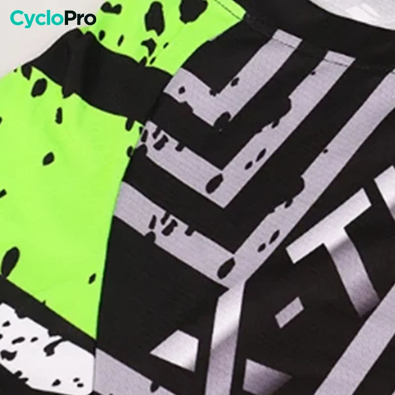 Maillot Vtt homme manche courte noir et vert | AgilityMax