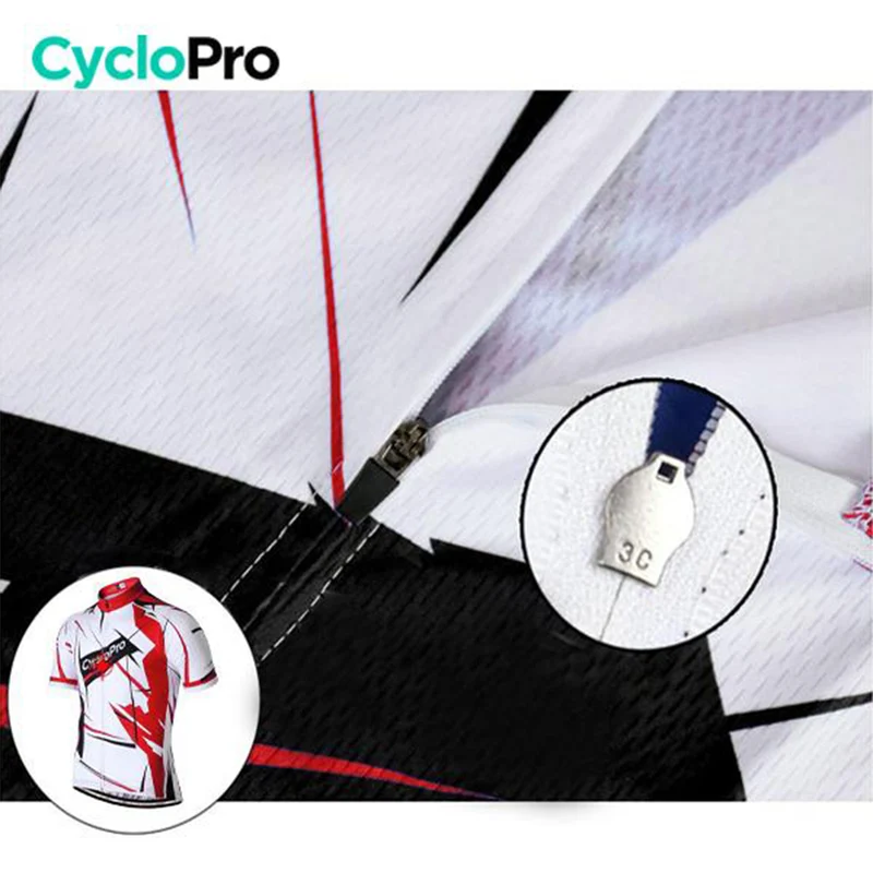 Maillot Cyclisme Route Rouge - Sensas+ - DESTOCKAGE