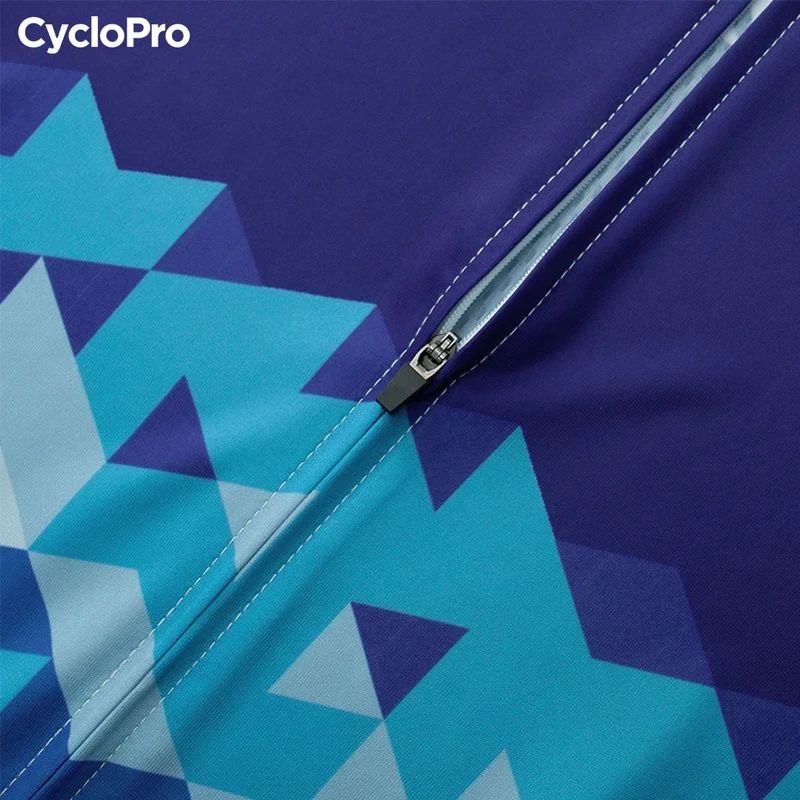 Maillot Cyclisme sans manches Bleu - Eski - DESTOCKAGE