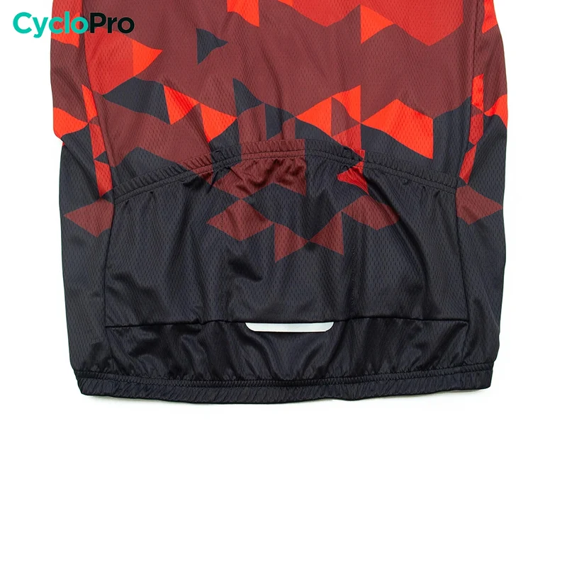 Maillot Cyclisme sans manches Rouge - EskI