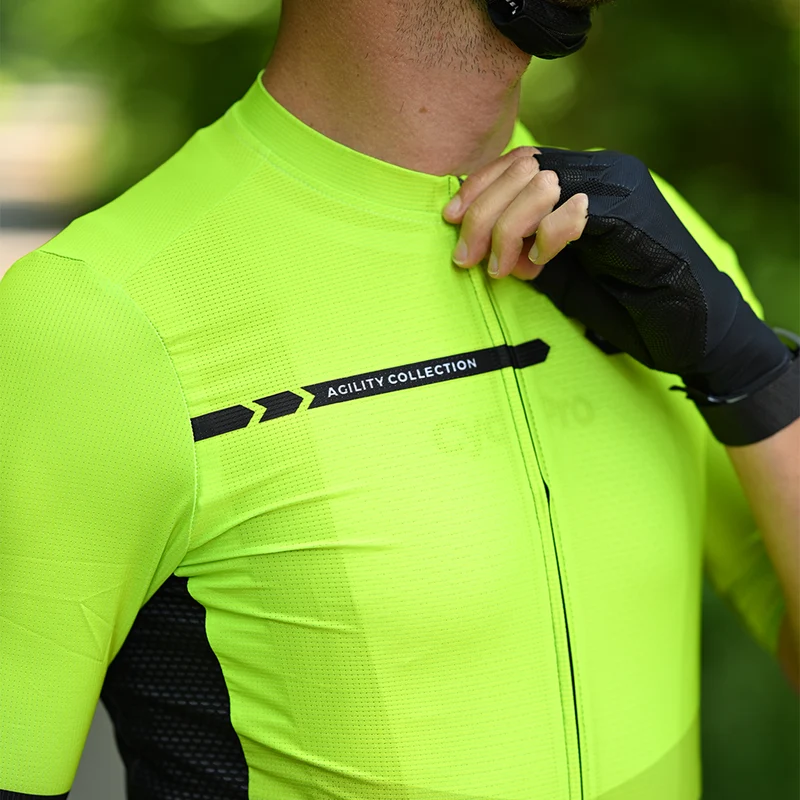 Tenue de cycliste verte route et VTT - Agility