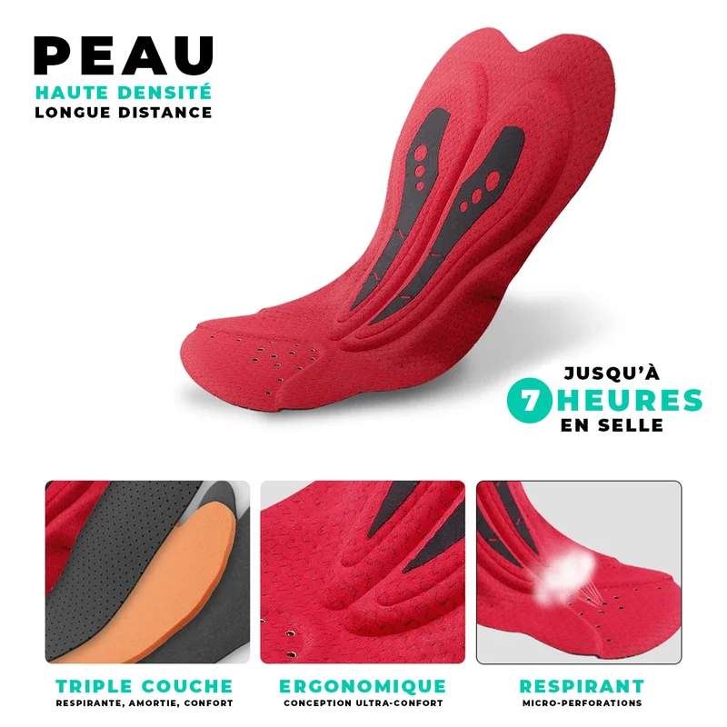 Tenue de cycliste bleu route et VTT - Agility