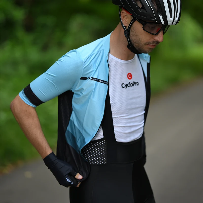 Tenue de cycliste bleu route et VTT - Agility