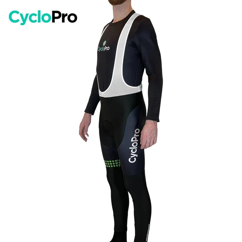 COLLANT CYCLISTE VERT LIBERTY+ - HIVER - DESTOCKAGE