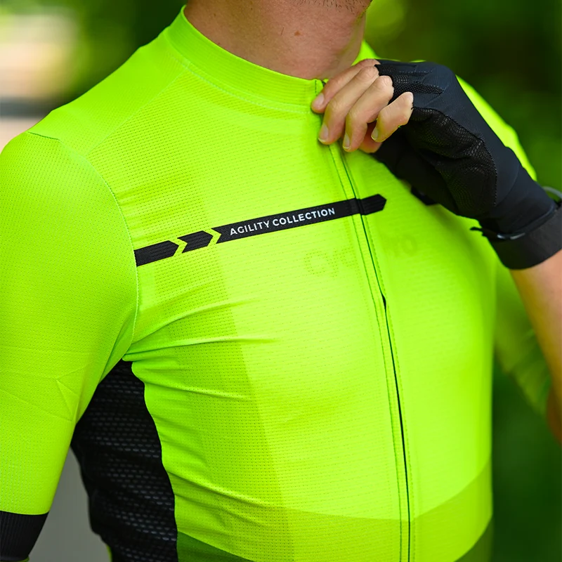 MAILLOT DE CYCLISME VERT - AGILITY