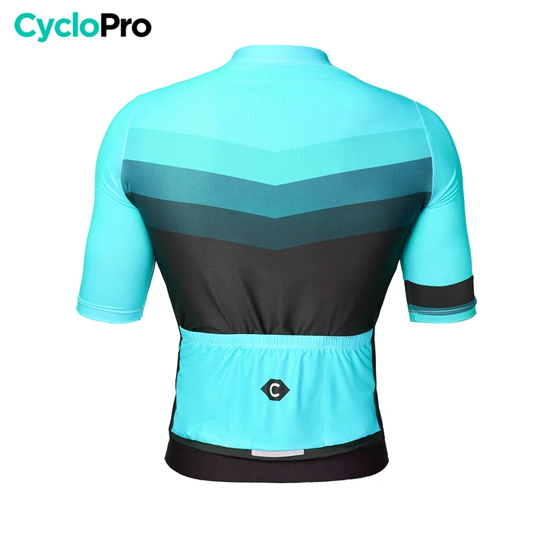MAILLOT DE CYCLISME BLEU CIEL - AGILITY