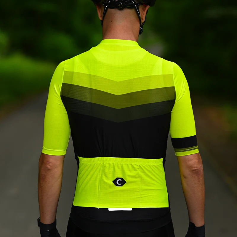 MAILLOT DE CYCLISME JAUNE - AGILITY