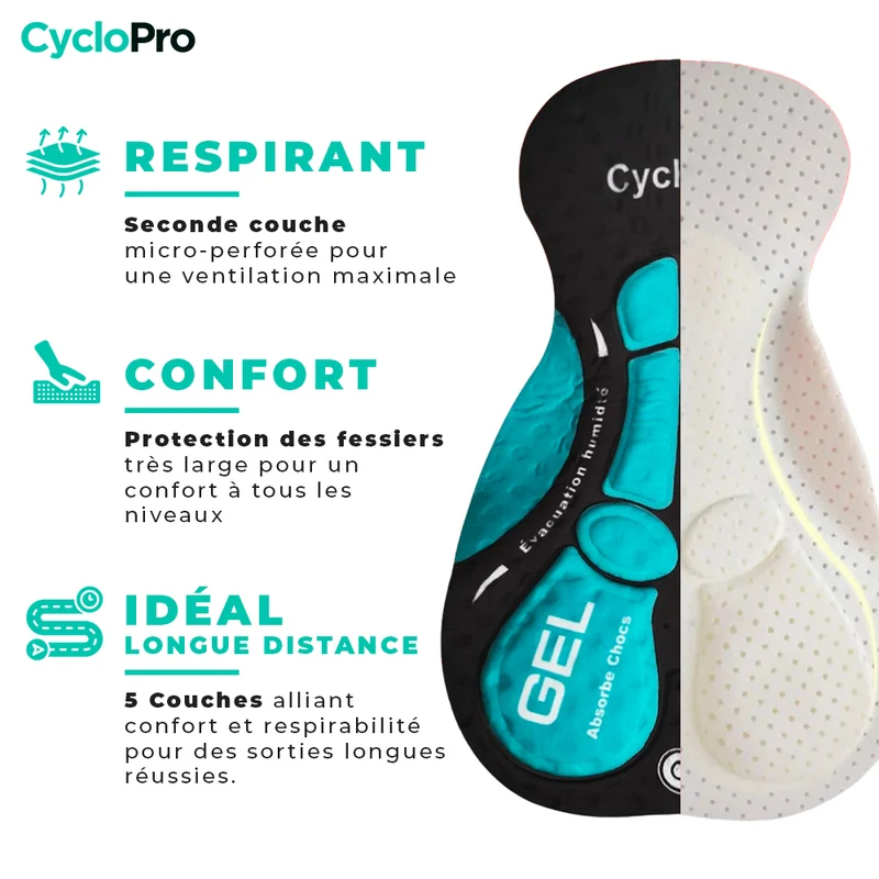 Sous-vêtement rembourré vélo - Agilitymax