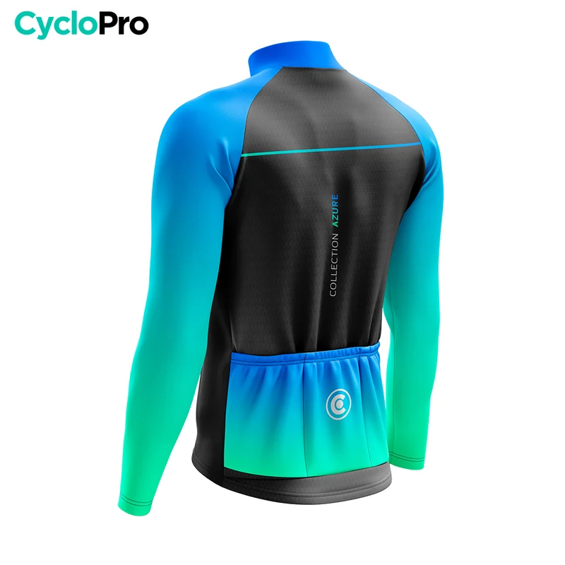 Tenue cycliste hiver - Collection Azure