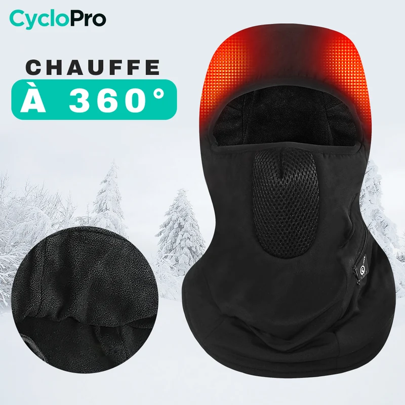 Cagoule Vélo Chauffante - HeatingPlus