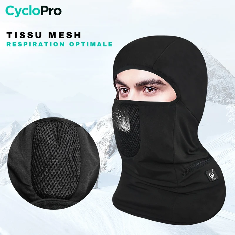 Cagoule Vélo Chauffante - HeatingPlus