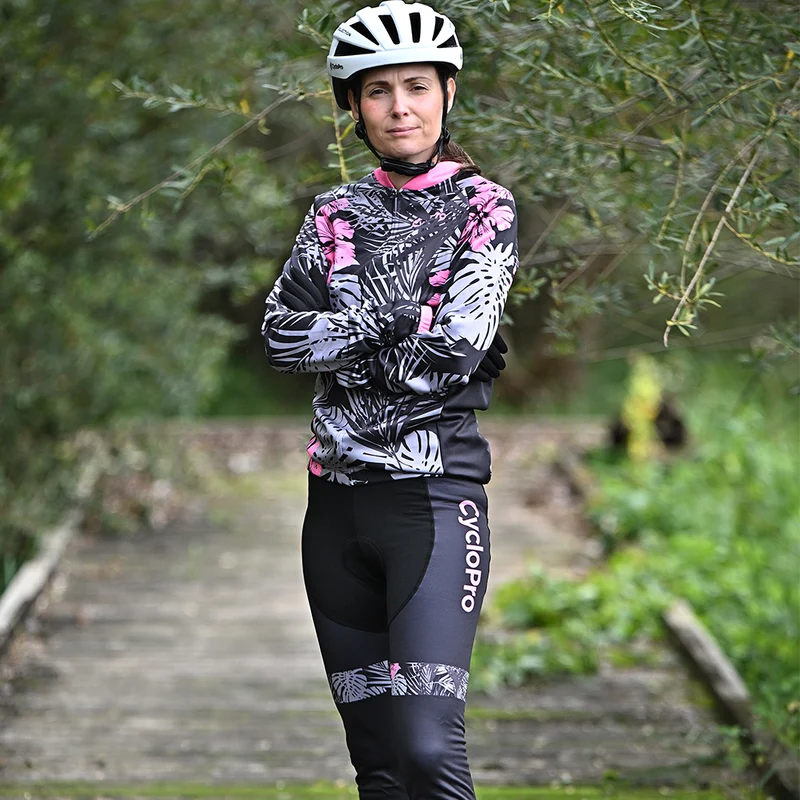 MAILLOT LONG DE CYCLISME NATURA - HIVER