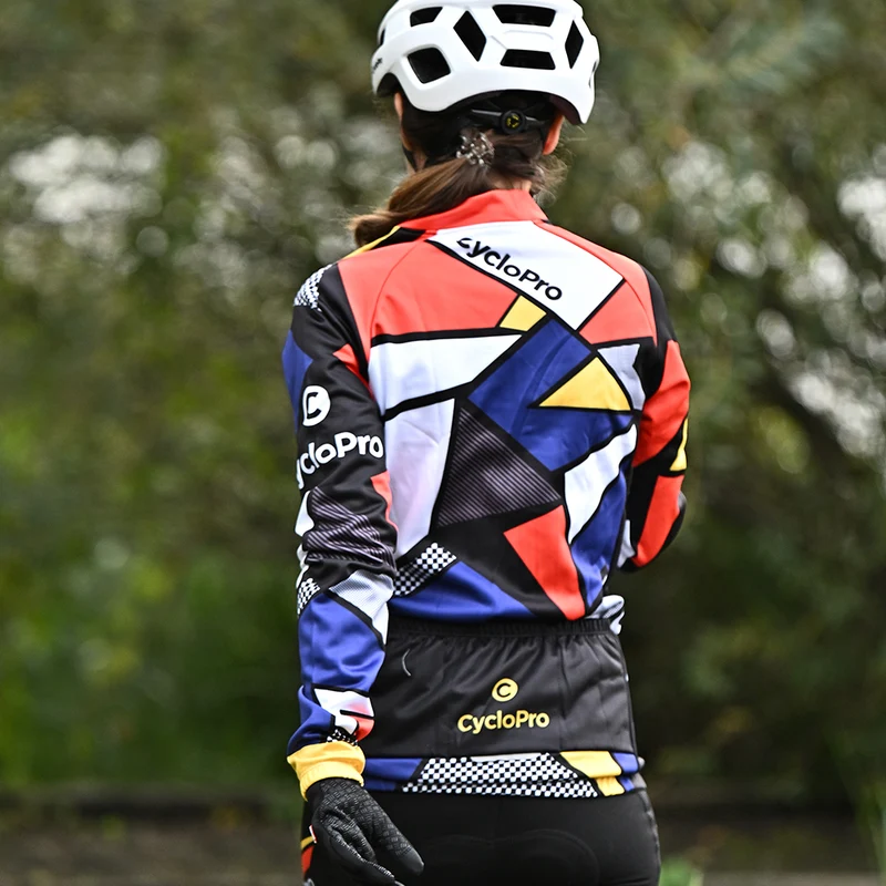 Tenue Vélo Hiver Mosaique - Confort+
