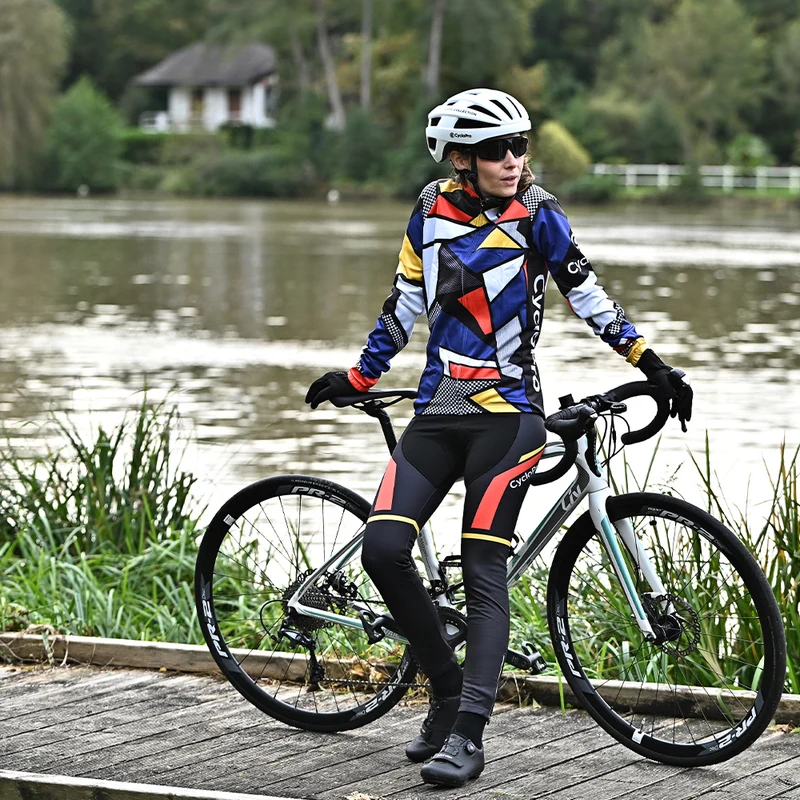 Tenue Vélo Hiver Mosaique - Confort+