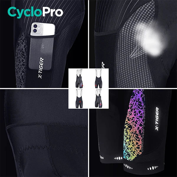 Cuissard Cyclisme et VTT - Reflect+ - DESTOCKAGE