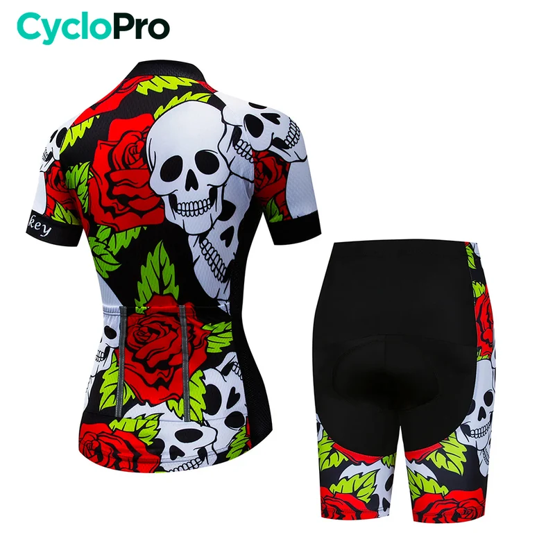 Tenue Vélo de Route Colorées - Skull+