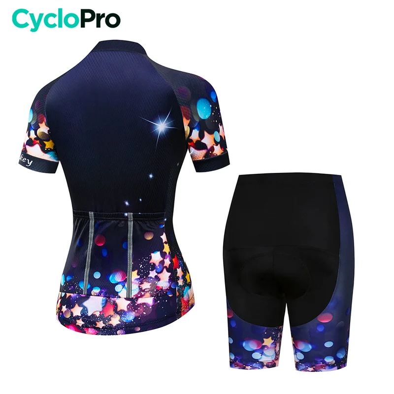 Tenue Vélo de Route Noire - Stars+