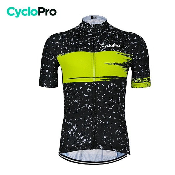 Maillot de cyclisme Jaune - Galaxy+ - DESTOCKAGE