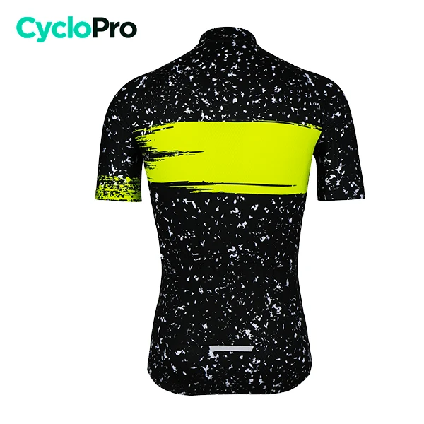 Maillot de cyclisme Jaune - Galaxy+ - DESTOCKAGE