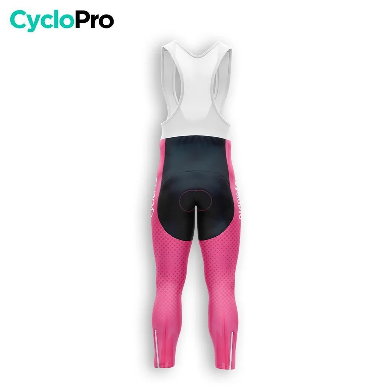 COLLANT CYCLISTE AUTOMNE HOMME ROSE - SPEED+ DESTOCKAGE