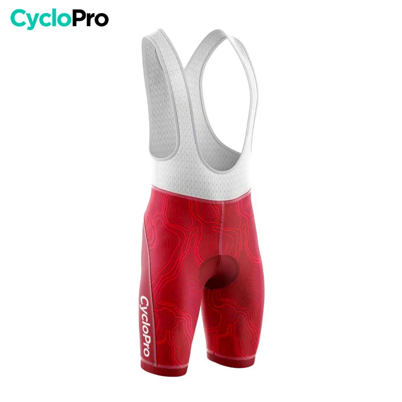 Cuissard De Cyclisme Rouge - Fluidity+