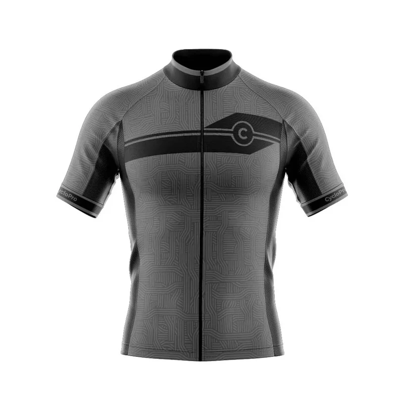 Maillot Cyclisme Route Gris Foncé - Diamond+
