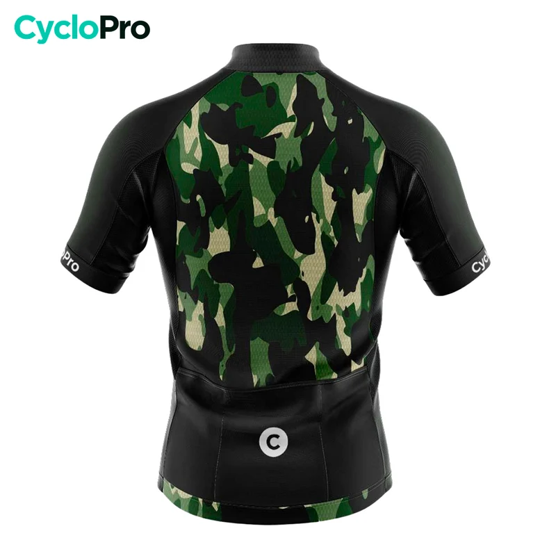 Maillot Cyclisme Route Vert Feuille - Militaro+