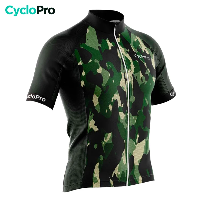 Maillot Cyclisme Route Vert Feuille - Militaro+