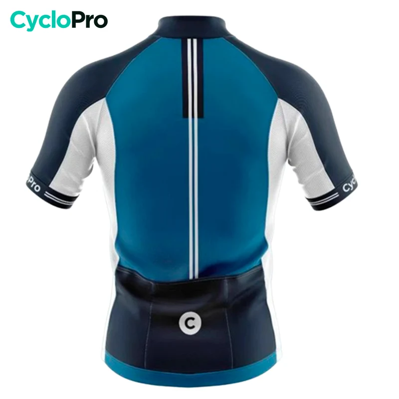 Maillot Cyclisme Route Bleu - Uni+