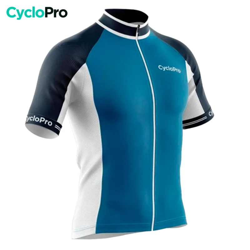 Maillot Cyclisme Route Bleu - Uni+