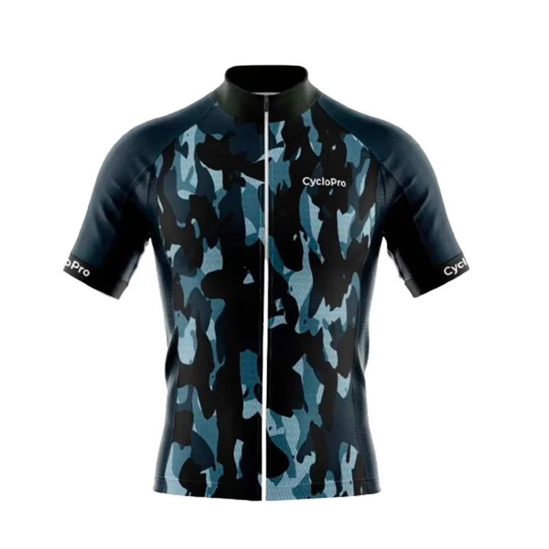 Maillot Cyclisme Route Bleu - Militaro+