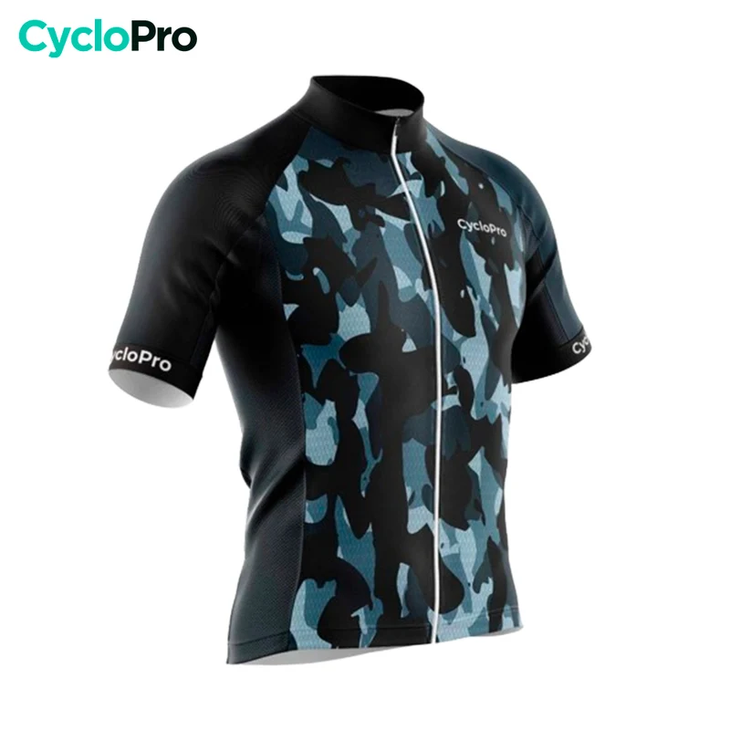 Maillot Cyclisme Route Bleu - Militaro+