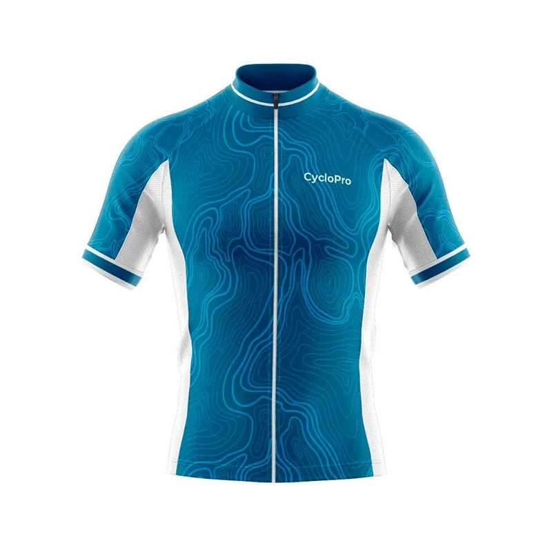 Maillot Cyclisme Route Bleu - Fluidity+