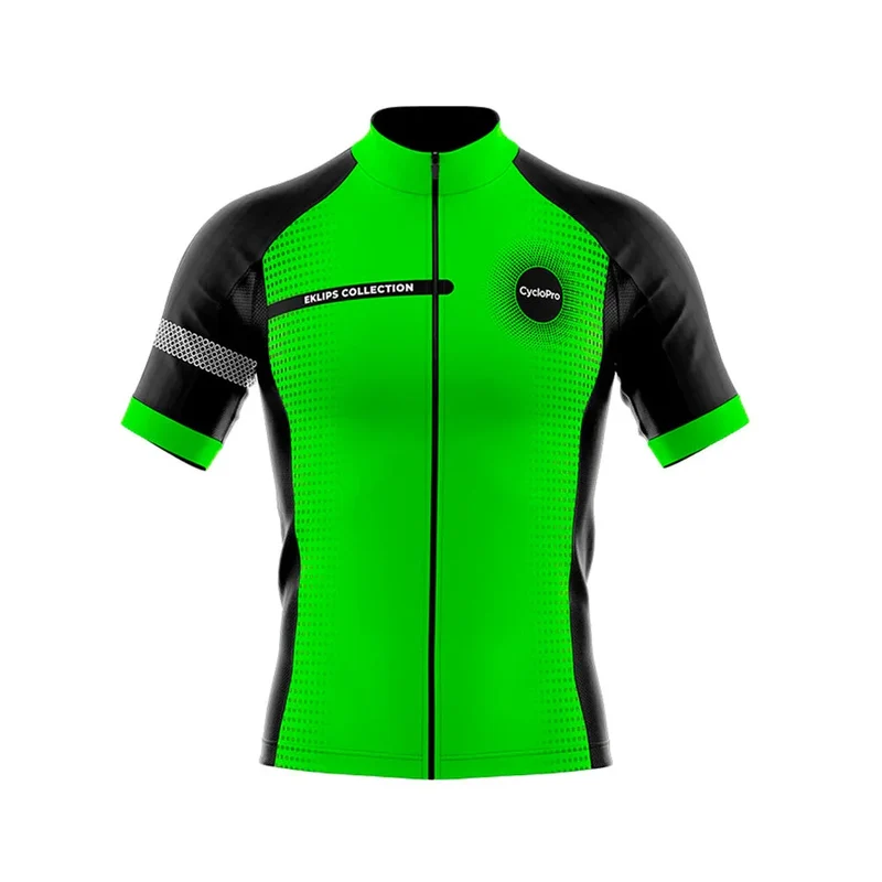 MAILLOT DE CYCLISME VERT - EKLIPS