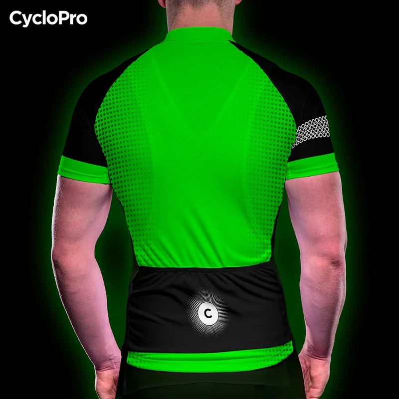 MAILLOT DE CYCLISME VERT - EKLIPS