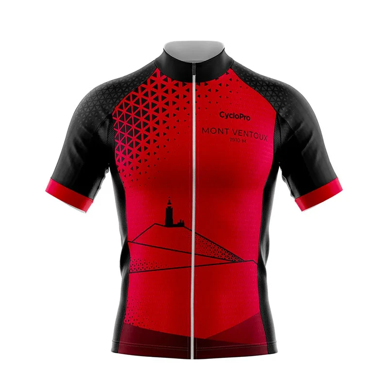 Maillot de Cyclisme Mont Ventoux Rouge - Performance