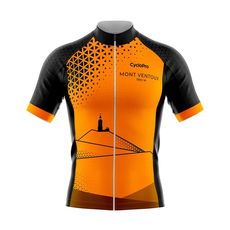 Maillot de Cyclisme Mont Ventoux Orange - Performance