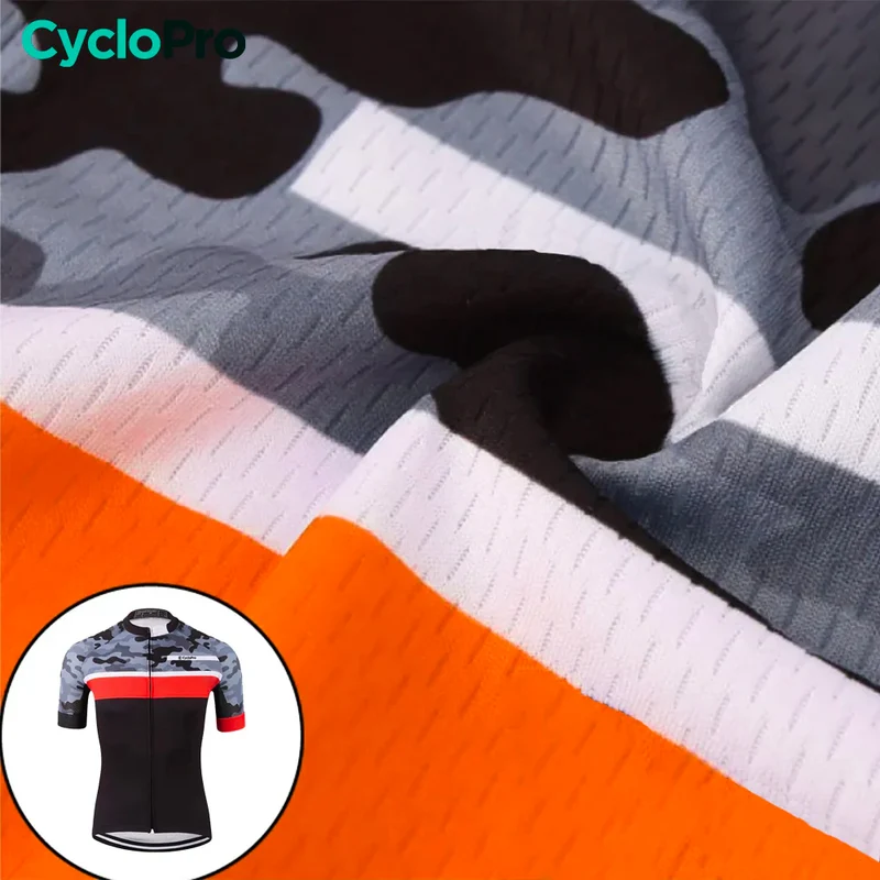 MAILLOT DE CYCLISME ORANGE - CAMORIDE