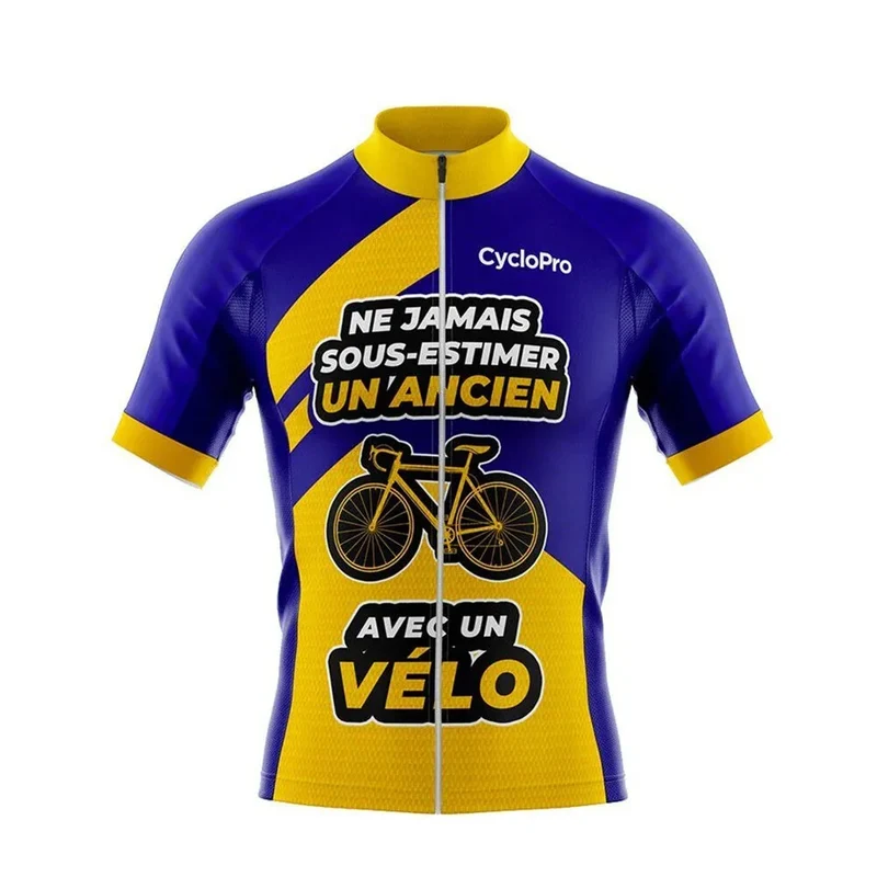 Maillot Cyclisme Route - Ancien à vélo