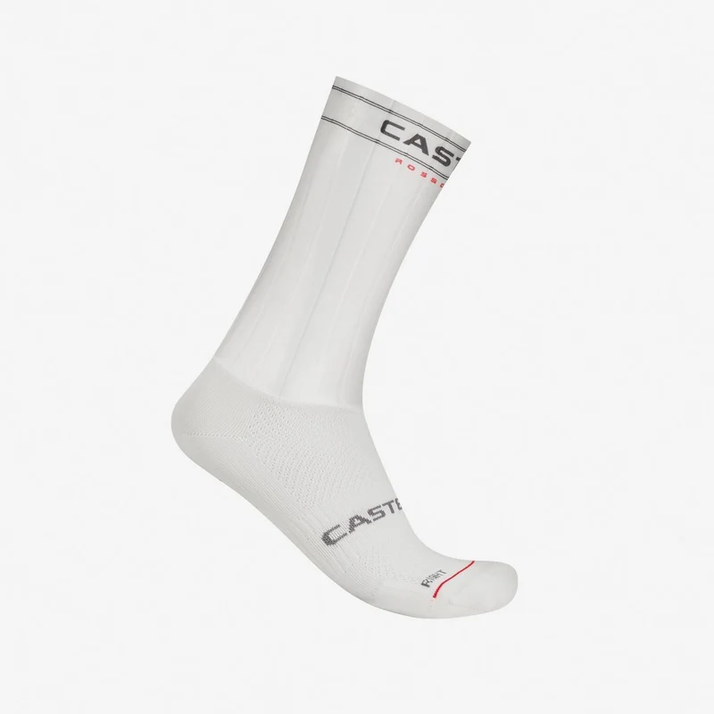 CASTELLI chaussettes fast feet 4 blanches