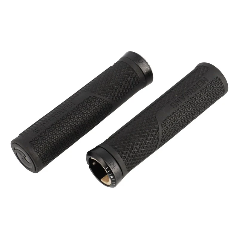 HERRMANS POIGNEES VELO HERRMANS NUCORE 130MM TRAIL PEAK LOCK ON NOIR