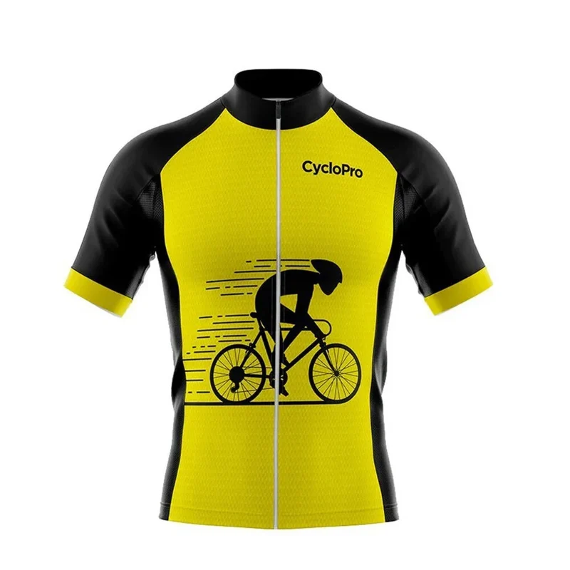 Maillot Cyclisme Route Jaune - UltraSecure
