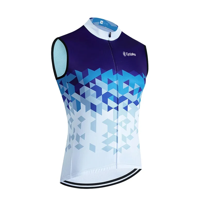 Maillot Cyclisme sans manches Bleu - Eski