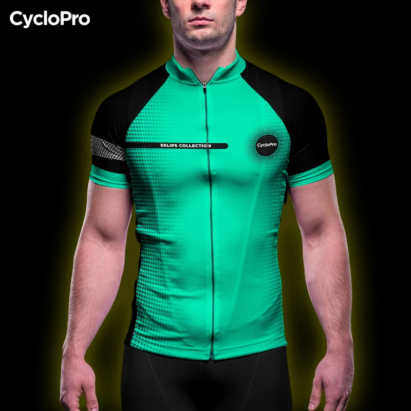 Pack Été Complet Turquoise Eklïps - Tenue Cycliste + Mitaines + Chaussettes + Lunettes
