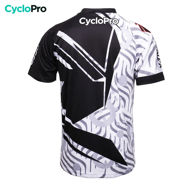 Maillot Vtt homme manche courte gris et rouge | AgilityMax