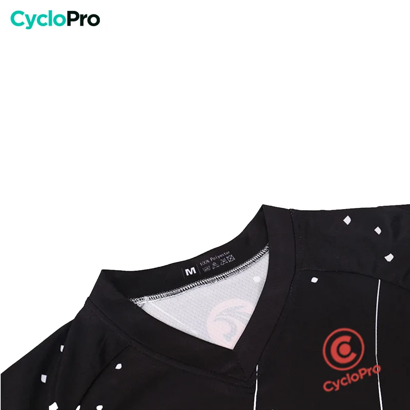 Maillot Vtt homme manche courte noir et rouge | AgilityMax